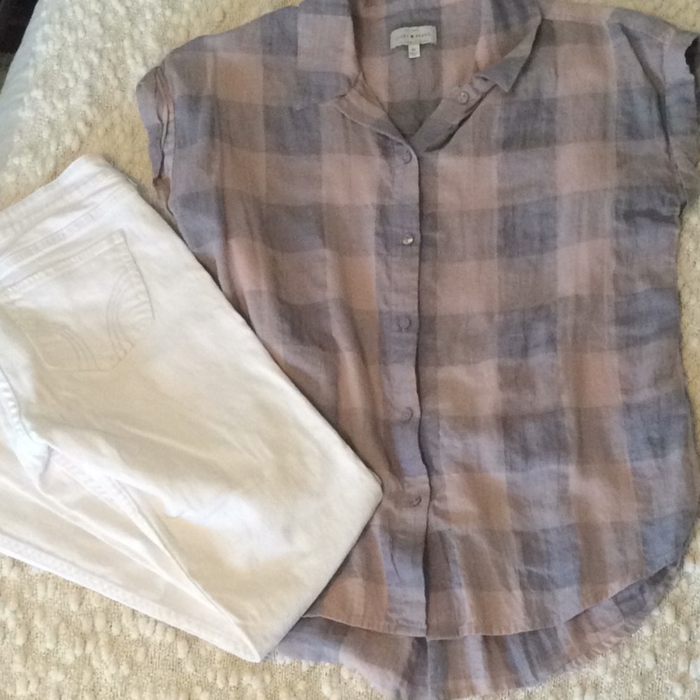 Lucky Brand linen/cotton top
